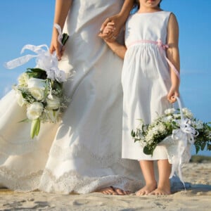 Blumenkinder auf der Hochzeit