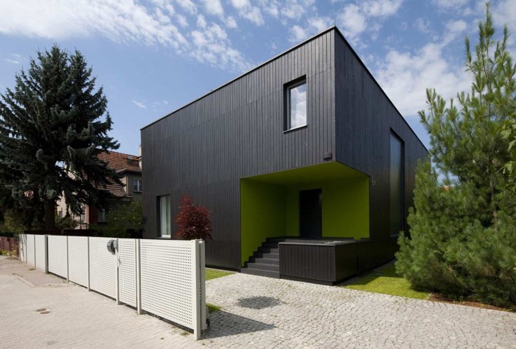 Haustypen -vergleich-passivhaus-holzfassade-modern-schwarz-garten