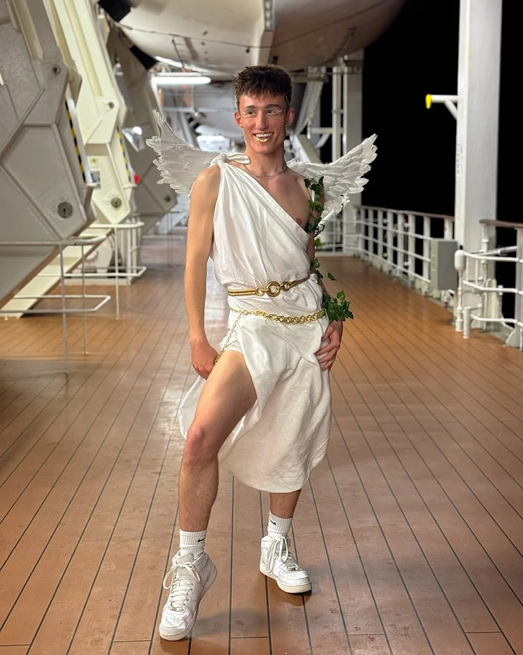 Herkules von Disney als Vorlage für das Hermes-Kostüm