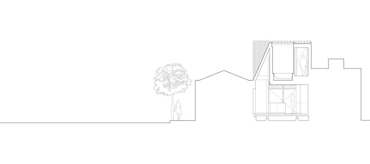 moderne-fassade-reihenhaus-plan-visualisierung-sicht-vorne