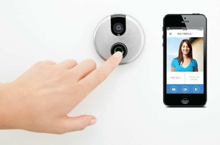 smart-home-geräte-2016-skybell-wi-fi-video-doorbell-nachrichten-besucher-videoaufnahmen