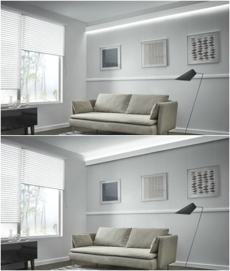 stuckleisten-led-indirekte-beleuchtung-wohnzimmer-weiss-lichtleiste-oben-unten