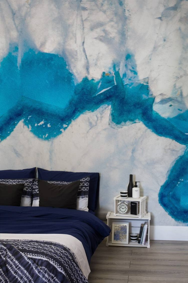 3d-tapete-achat-blau-grau-naturstein-schlafzimmer