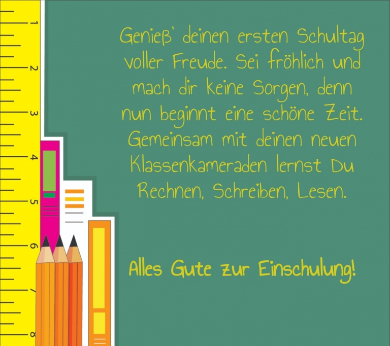 33+ Schulkind glueckwuensche zur einschulung von oma 