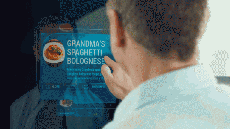 Kochen der Zukunft app-roboterhände-spaghetti-bolognese