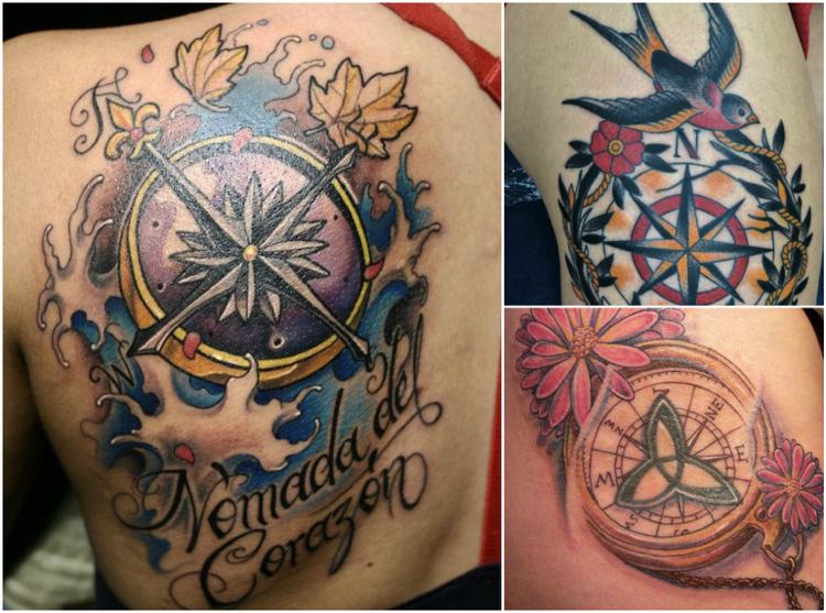 kompass-tattoo-bunt-keltisches-symbol-schwalbe