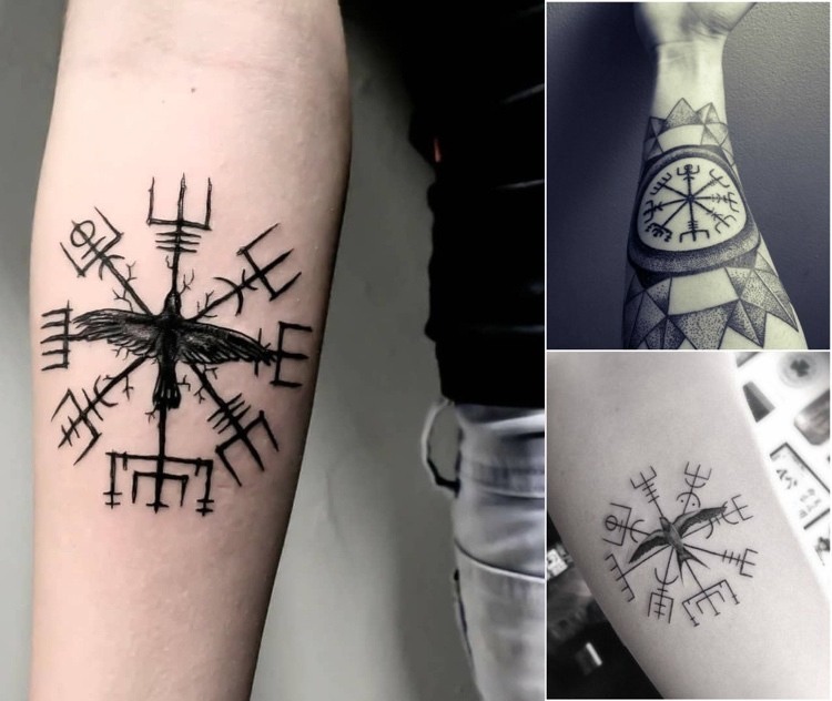 kompass-tattoo-nordisches-symbol-vegvisir