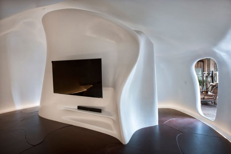 schlafzimmer-design-kokon-weiss-organische-formen-moderne