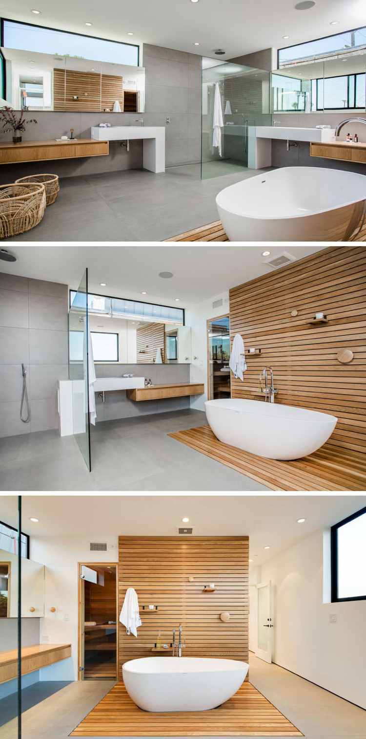 badezimmer-holz-weiss-freistehende-badewanne-dusche-glaswand