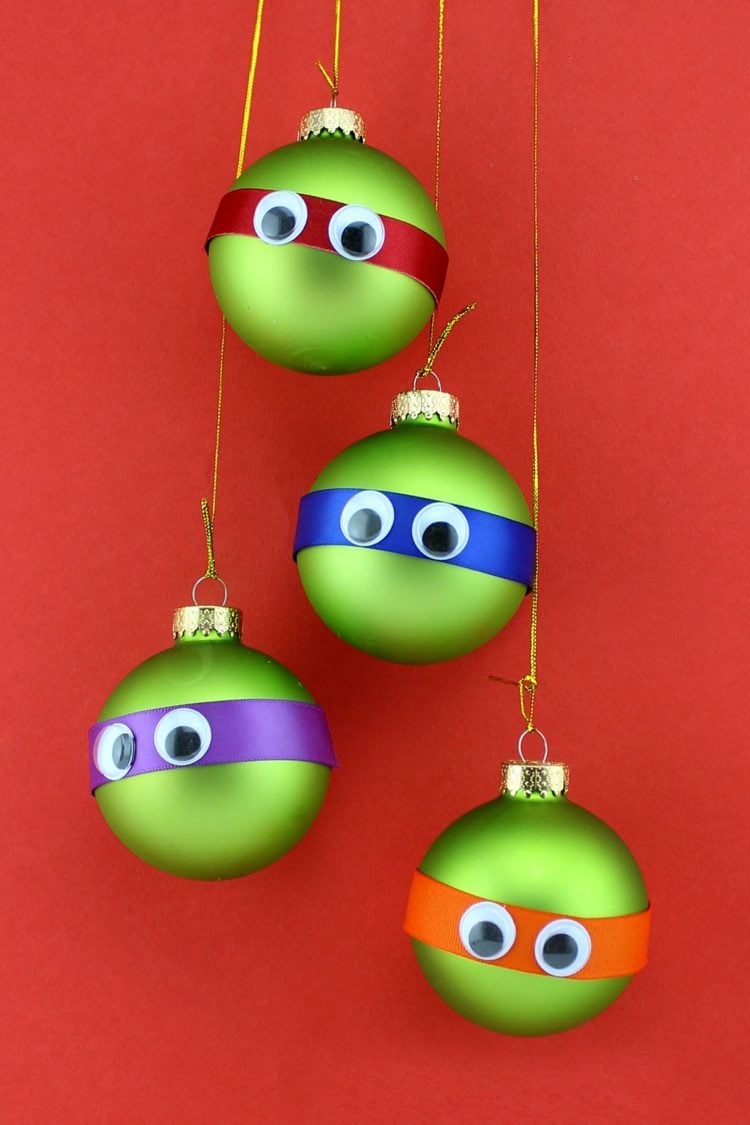 basteln-jungs-winter-weihnachten-glaskugeln-grun-ninja-turtles