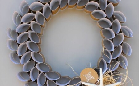 Basteln mit Klorollen zu Weihnachten