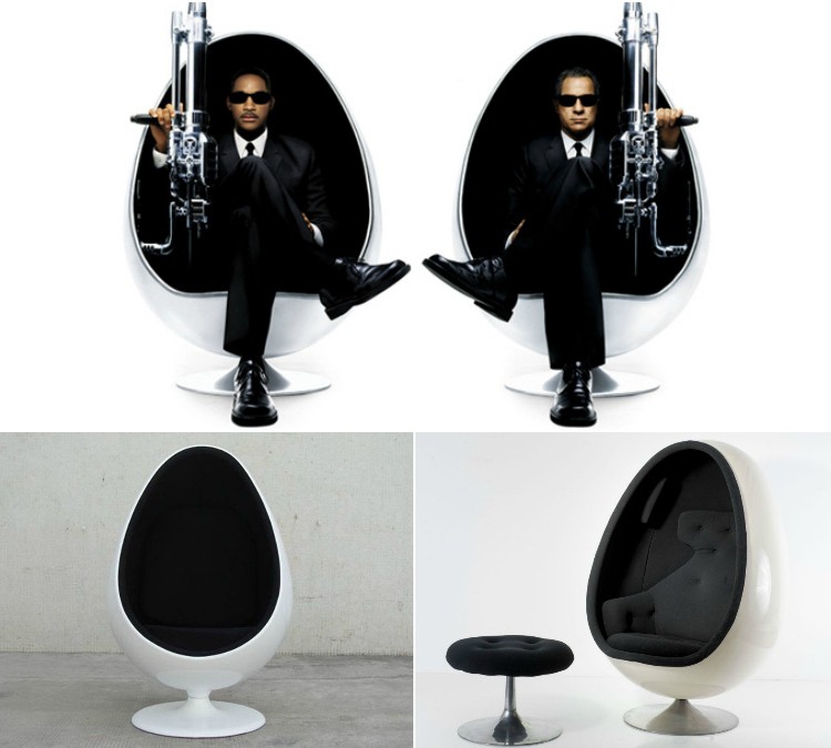 designklassiker-möbel-ovalia-chair-sessel-ei-form-schwarz-weiß-hocker