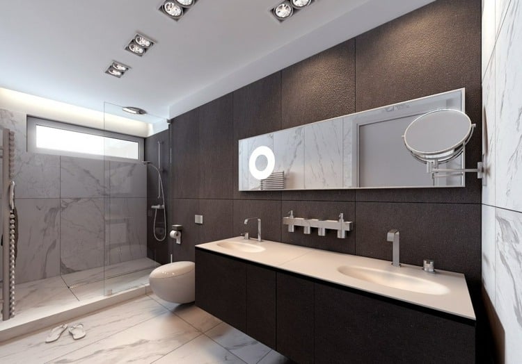 fliesengestaltung-badezimmer-vorsprung-trockenwand-bauen-marmor-paneele