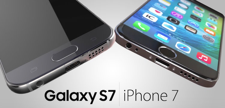 Iphone 7 und samsung galaxy s7