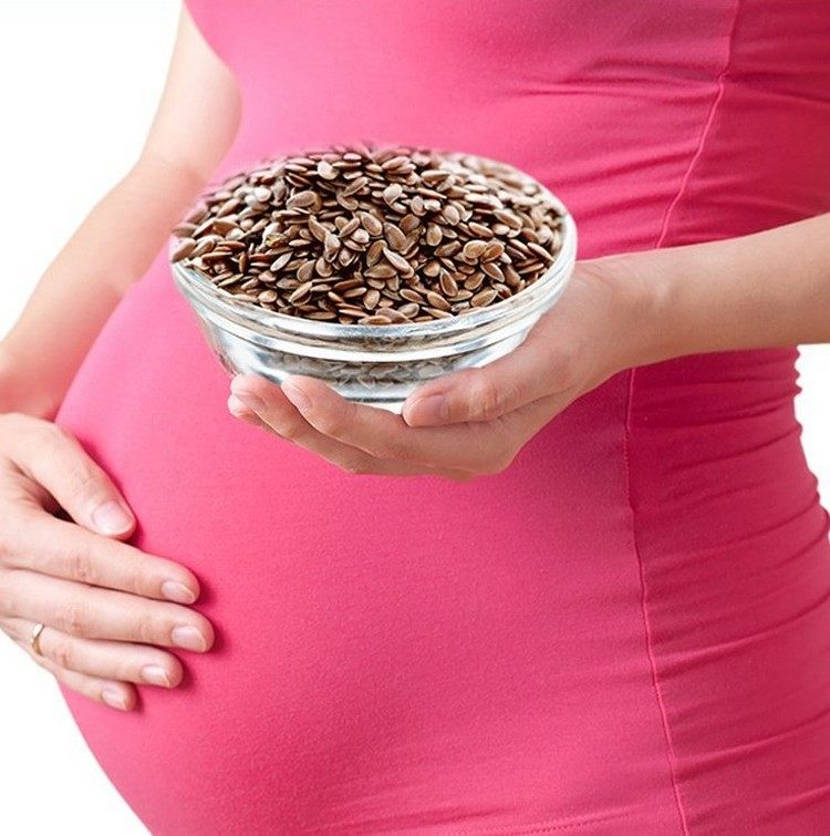leinsamen-schwangerschaft-wirkung-gesund-naehrwerte-schale-brauner-leinsamen