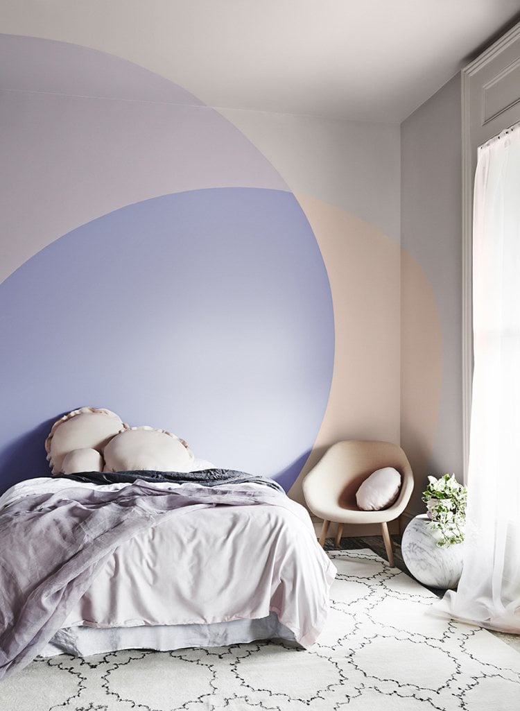 pastell-wandfarben-schlafzimmer-wandmuster-sanfte-pastelltöne