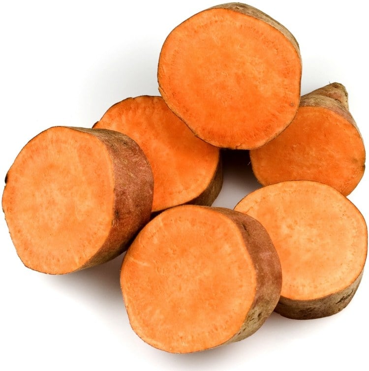 babybrei rezepte süßkartoffel-nüchtern-orange-farbe