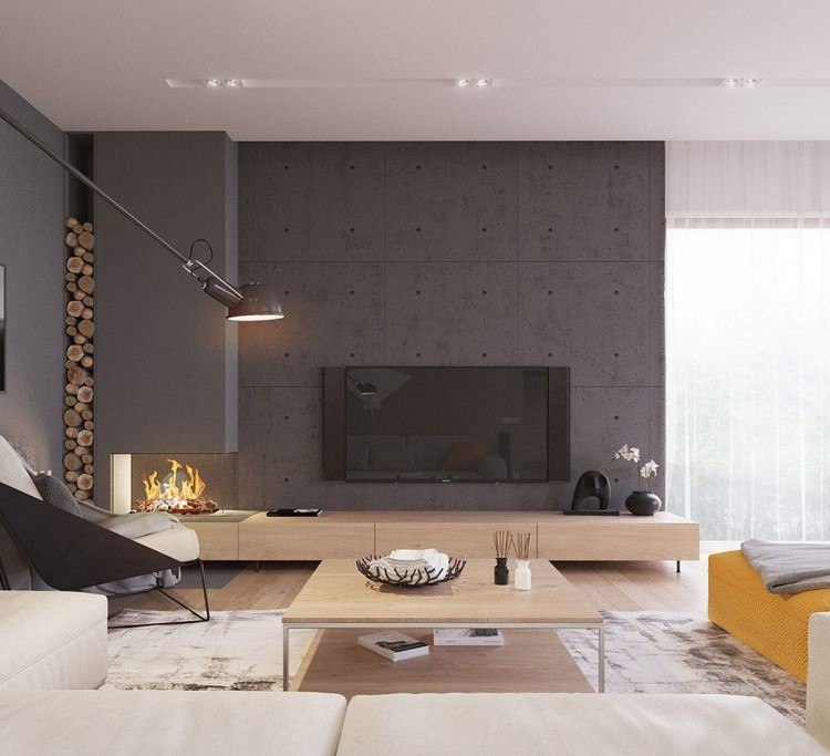 skandinavisch-einrichten-modernes-interieur-wohnzimmer-kamin-brennholz-wandnische