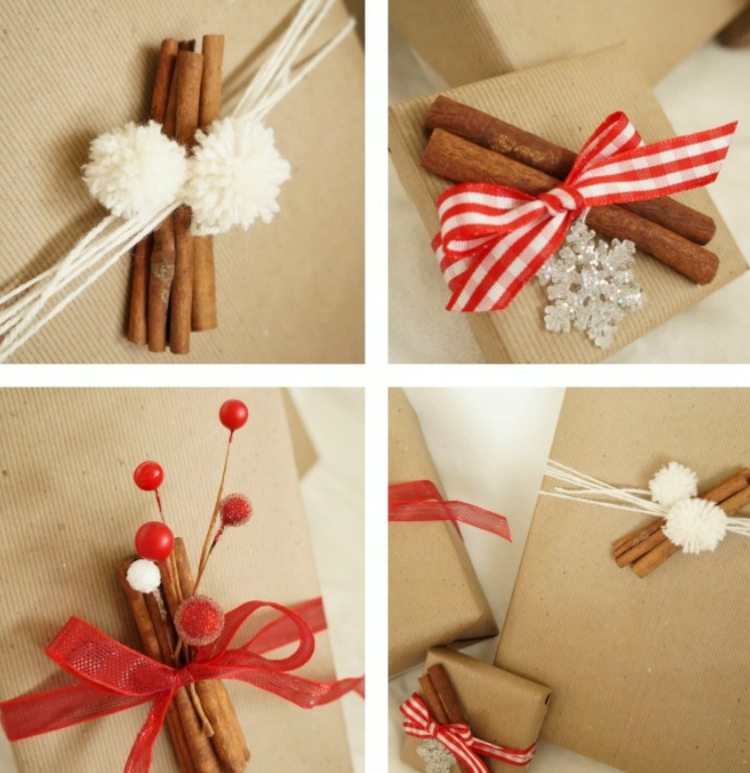 weihnachtsbasteln-naturmaterialien-zimtstangen-deko-geschenke-verpacken-schleifen