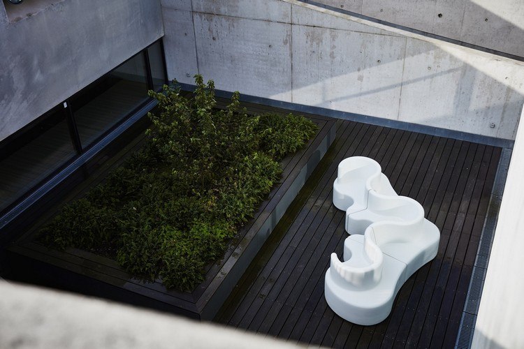 Designer Gartensofa outdoor-möbel-wetterbeständig-modular