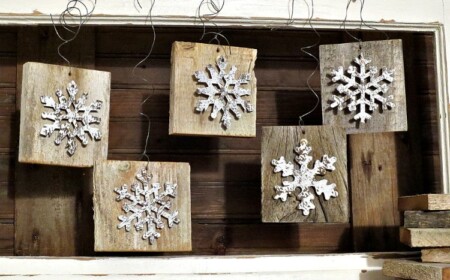 Holz basteln zu Weihnachten