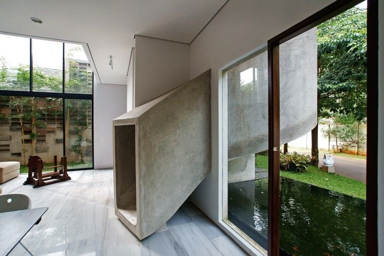 schöne-wohnideen-beton-kinder-rutsche-inneneinrichtung