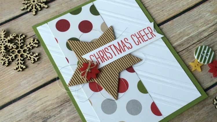 stampin up zu weihnachten karten-ideen-stern-bastelideen-geschenk