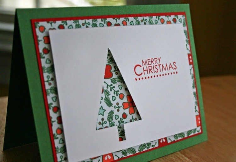 stampin up zu weihnachten weihnachtskarte-basteln-tannenbaum