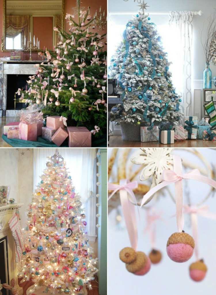 weihnachtlich-dekorieren-pastell-wohnzimmer-christbaum-eicheln-baumschmuck-selber-machen
