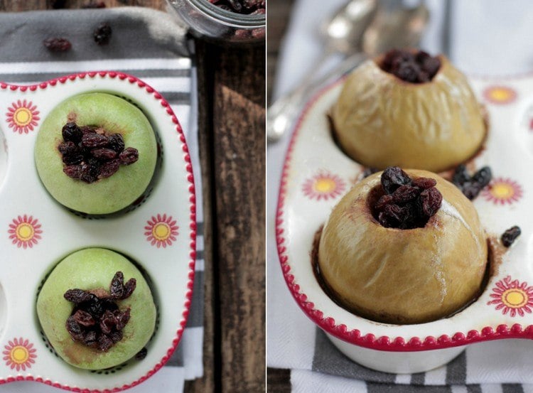 ausgefallene-rezepte-muffinform-gebackene-äpfel-sultaninen