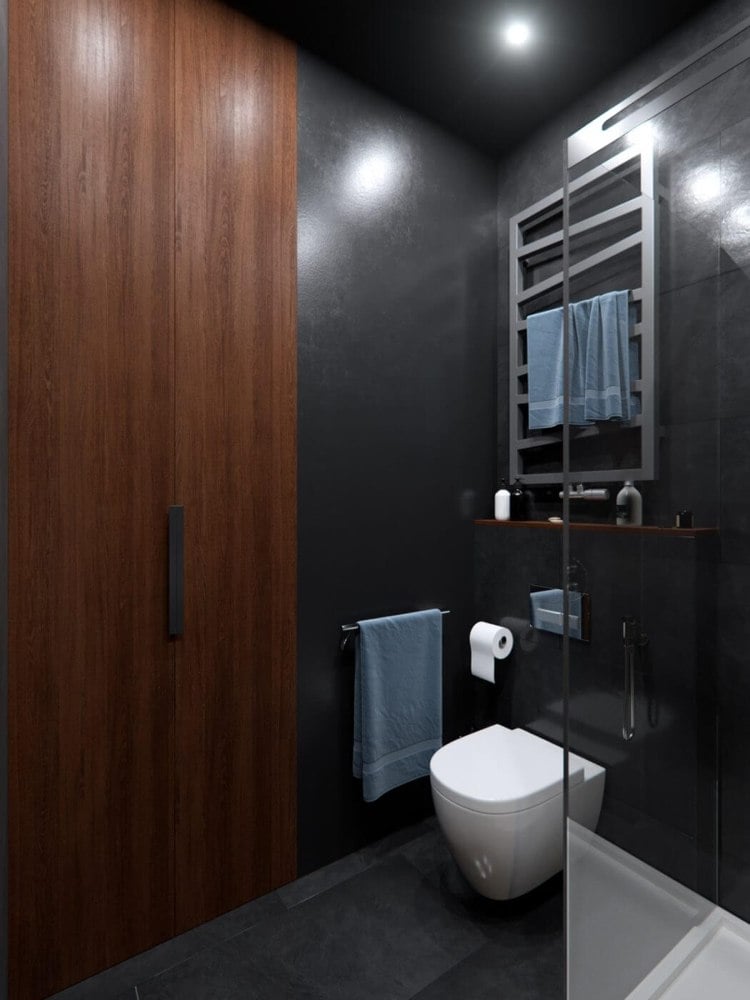 beton-holz-elegant-badezimmer-wc-einbauschrank-holz