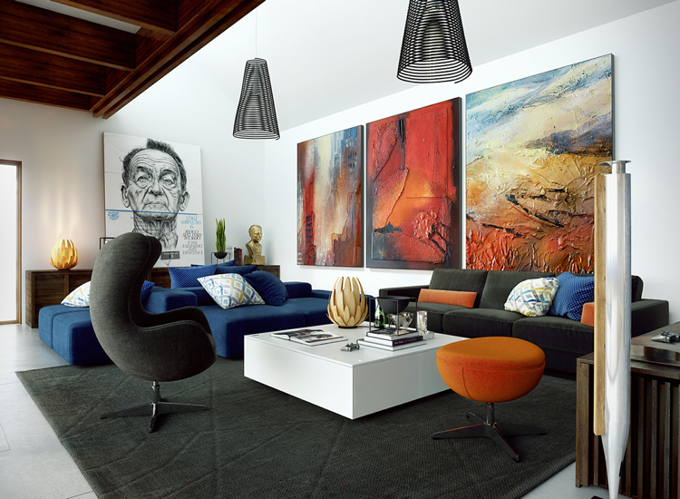 bilder-wohnzimmer-modern-kunst-surrealistisch-großformatig