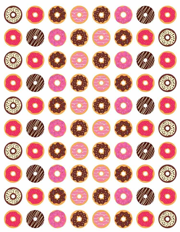 filofax-dekorieren-motive-donuts-bunt-vorlage-ausdrucken