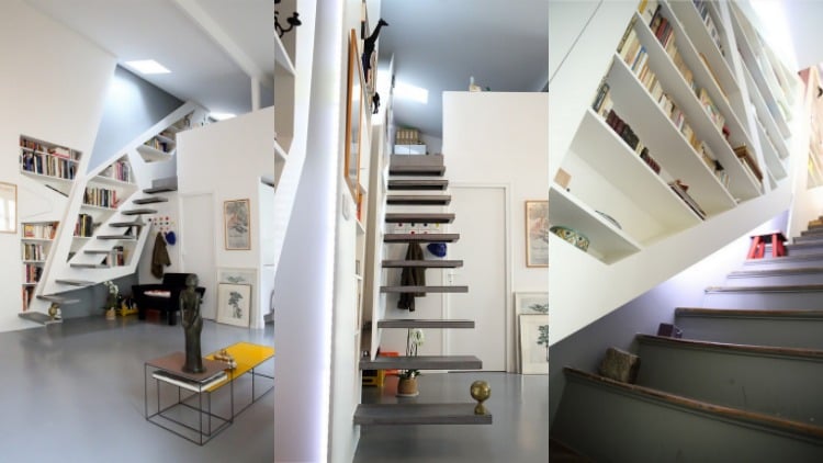 innentreppe-modern-gestalten-schwebende-treppe-geometrisch-design-bu%cc%88cherwand