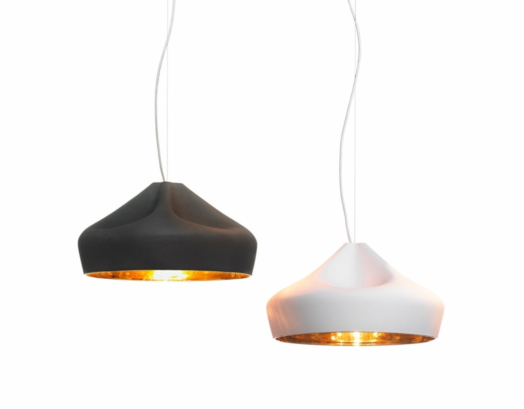 keramik-lampen-hängelampe-form-spezifisch-falte-schwarz-weiß-matt-innenseite-glänzend-blattgold-licht-warm