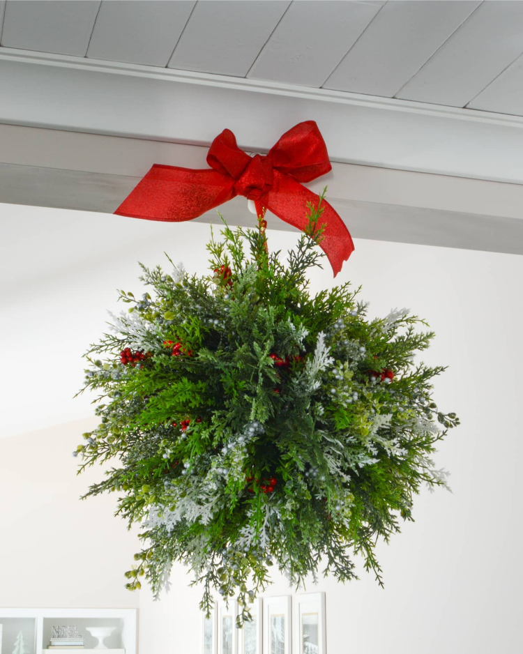 kissing ball als alternative zum türkranz