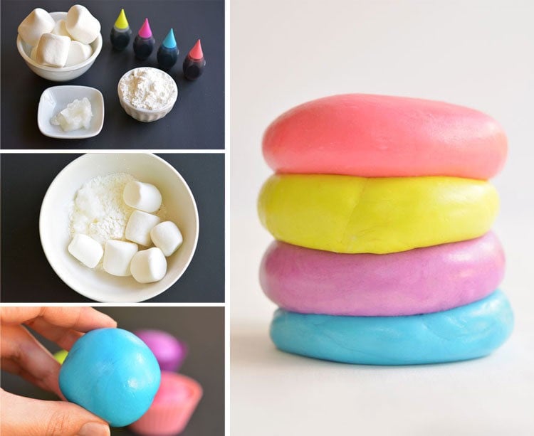 knete-selber-machen-rezept-essbar-marshmallows-lebensmittelfarben