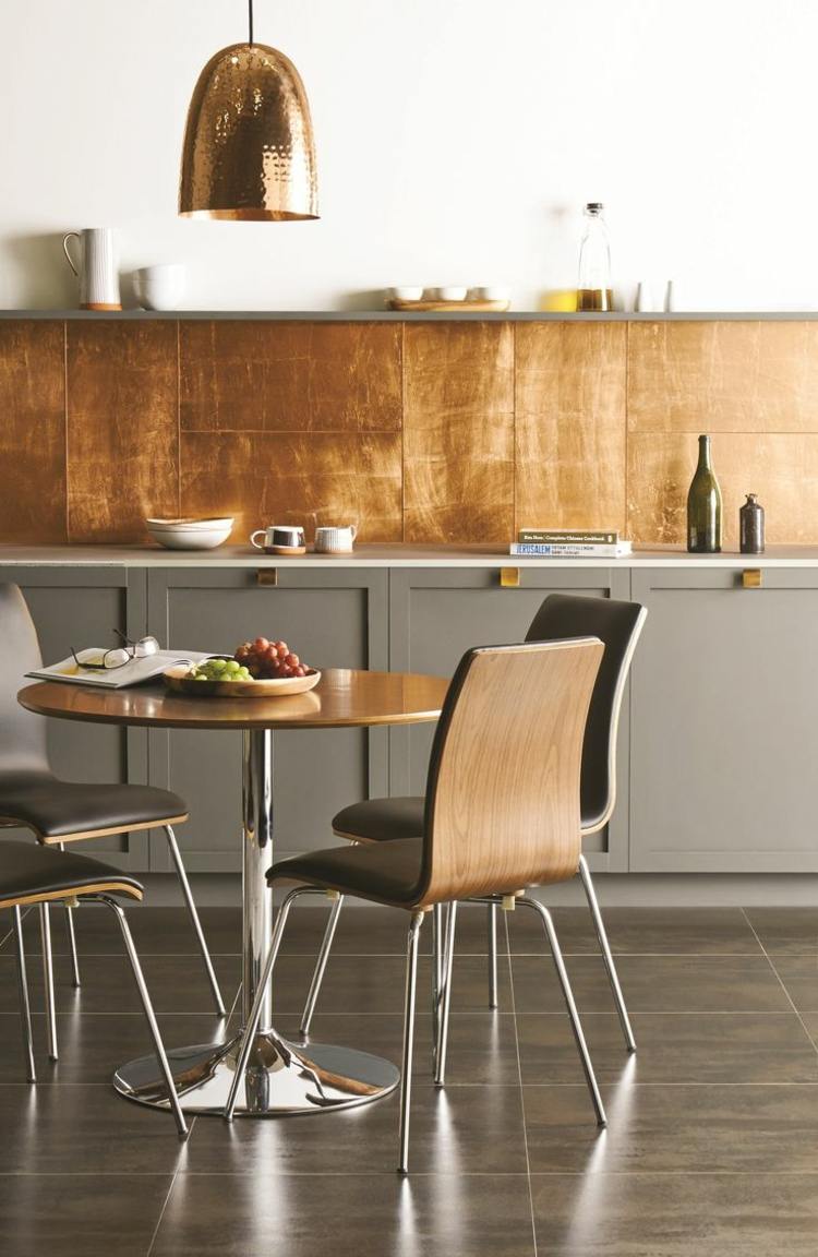rückwand der küche paneele-kupfer-modern-elegant-metall