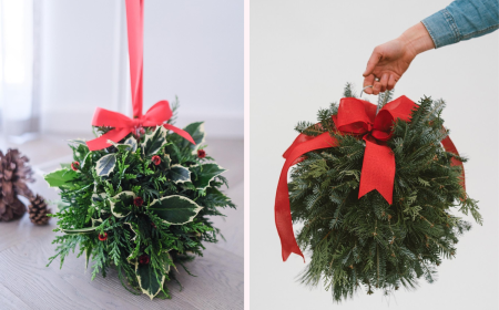 weihnachtsdeko selber machen – kissing ball als alternative zum türkranz