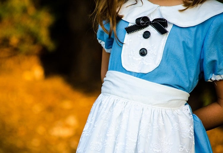 Alice im Wunderland Kostüm kleid-alice-schürze-schleife