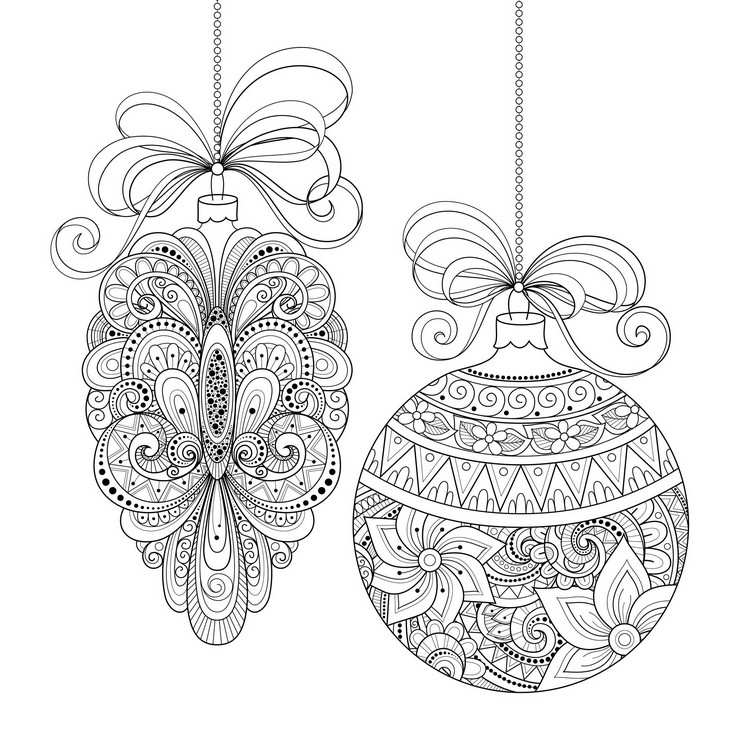 kaboose coloring pages for christmas ornaments - photo #28