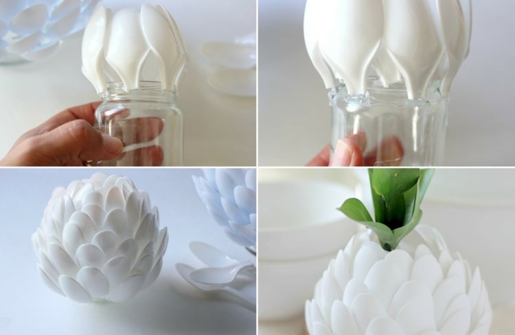 blumen-basteln-plastiklöffel-einweckglas-dekorieren-anregung-einfach