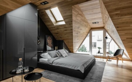 dachschräge einrichten innendesign-ideen-fußboden-holz-bodenbelag