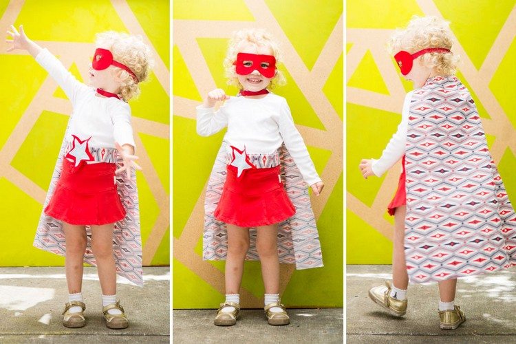 Faschingskostüme für Kleinkinder mädchen-supergirl-kostüm