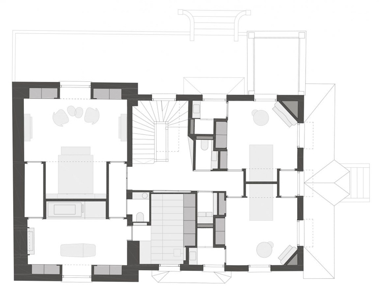 klassische-architektur-moderne-villa-paris-räume-aufteilung-plan