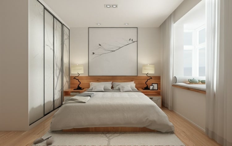 minimalistisch-wohnen-schlafzimmer-gestalten-kleiderschrank-schiebetüren
