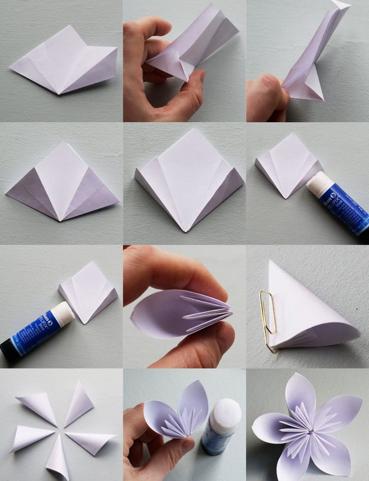 origami-ostern-deko-blume-papier-falten-ideen
