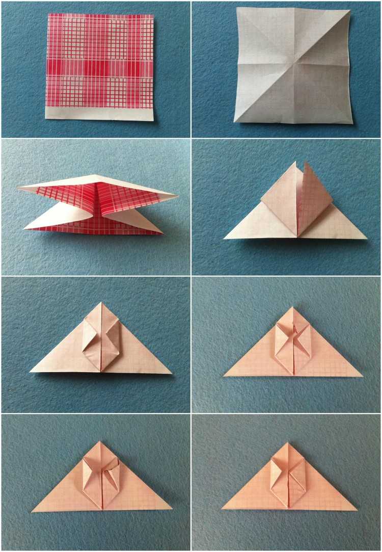 Origami zu Ostern osterhasen-falten-anleitung