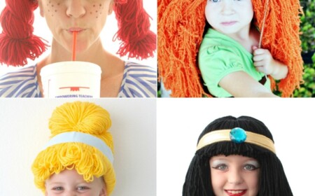 perücke selber machen ideen-anleitungen-diy-kostüme