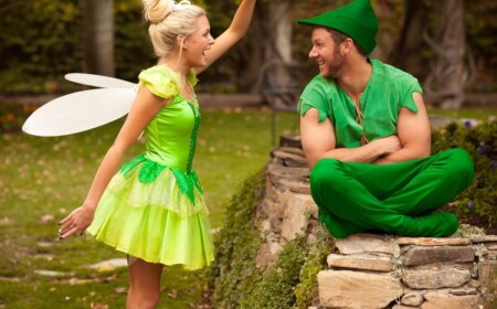 pärchen-kostüme-kreative-faschingskostüme-peter-pan-tinker-bell